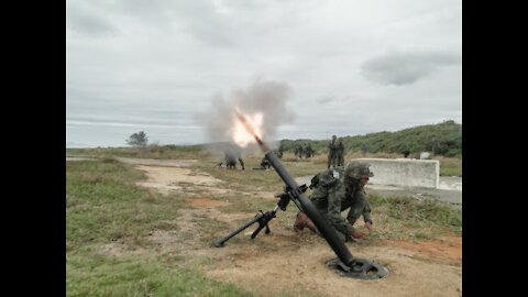 The famous army mortar