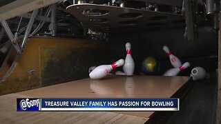 Local bowler celebrating win at national tournament