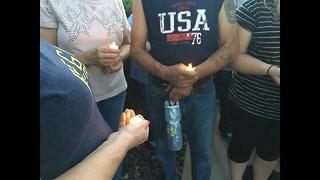 Candle light vigil