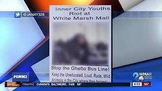 Racist flyer circulates social media after brawl at White Marsh Mall