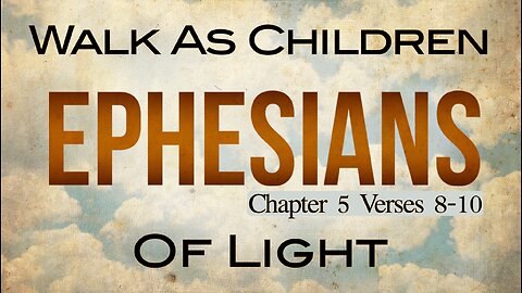 CFC Sunday Sermon - January 28, 2024 - Walk As Children Of Light