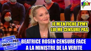 CLASH ENTRE @Béatrice Rosen et LA MINISTRE DE LA VERITE, sonia backes #tpmp #hanouna #complotisme