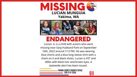 4 YR OLD Lucian Munguia Missing