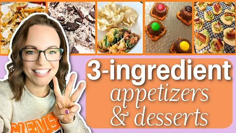 5 Easy Appetizers & Desserts for your next party! | GAME DAY FOOD!
