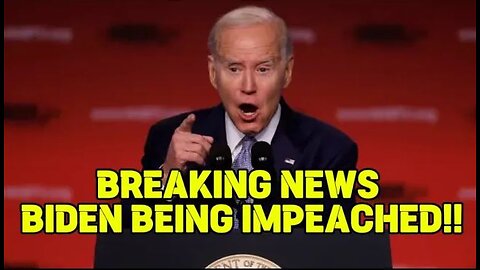 JUST NOW: Biden Being IMPEACHED | Articles Filed Just Minutes Ago