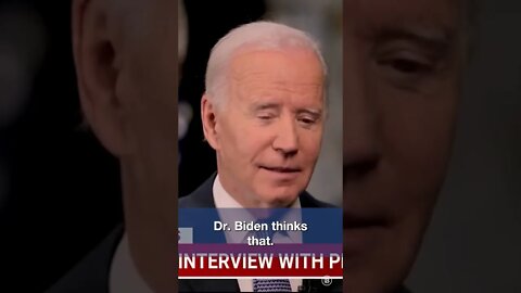 Did Biden FALL ASLEEP during this interview?! | #shorts