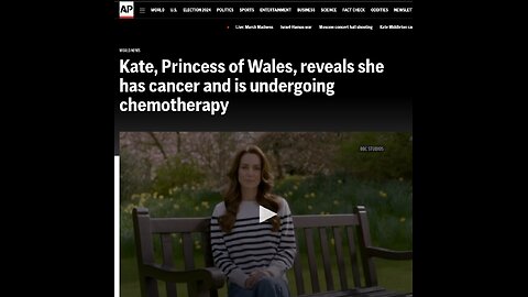 Kate Middleton, Princess of Wales, reveals she has cancer