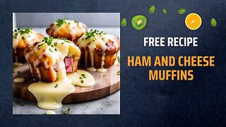 Free Ham and Cheese Muffins Recipe 🧀🥓Free Ebooks +Healing Frequency🎵