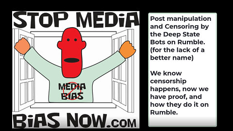 Message/Post Censoring on Rumble - How it is done, with proof