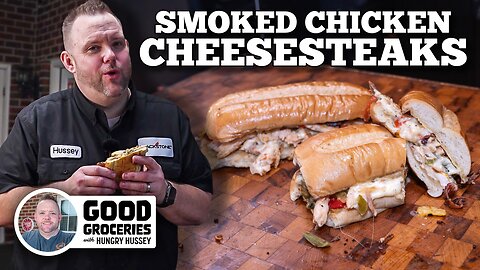 Smoked Chicken Cheesesteaks in the 22" XL Griddle Pellet Grill Combo