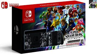 Super Smash Bros Ultimate Nintendo Switch Console REVEALED!