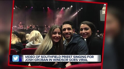 Video of Southfield priest singing for Josh Groban goes viral