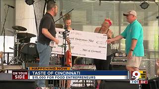 Food entrepreneurs get big donation