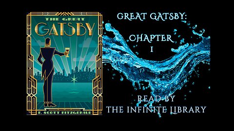 Chapter 1 of The Great Gatsby (1925) By F. Scott Fitzgerald | Ft. Pouring Rain