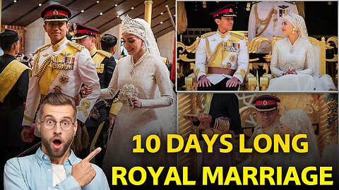 Oil-rich kingdom of Brunei royal marriage last for 10 days celebrations #marriage #royalmarriage