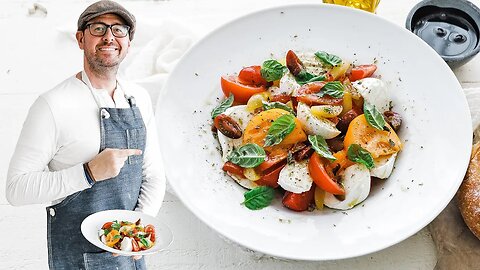 Authentic Italian Caprese Salad Recipe » Perfect For Hot Summer Days