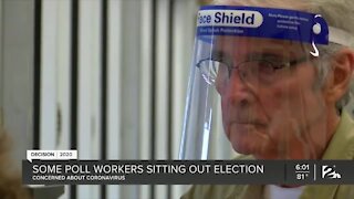 Some poll workers sitting out election