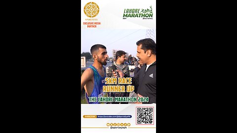 Exclusive Interview | 5 KM Runner Up | Zohaib Shahzad | Lahore Marathon 2024 |