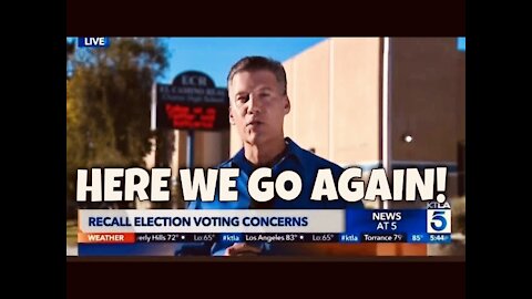 VOTING IRREGULARITIES for Gavin Newsom Recall Election today