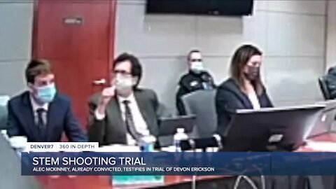 Alec McKinney testifies at Devon Erickson's STEM School shooting trial