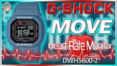 Amazing MIP Display! | G-Shock "Move" Heart Rate Monitor 200m Bluetooth DWH5600-2 Unbox & Review