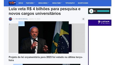 Urgente! Lula veta R$ 4 bilhões para pesquisa e novos cargos universitários