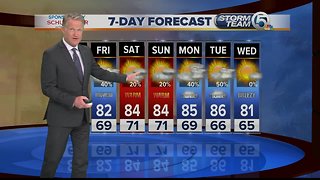 Latest Weather Forecast 11 p.m. Wednesday