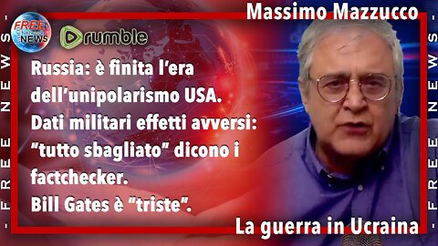 Massimo Mazzucco: è finita l’era dell’unipolarismo USA.