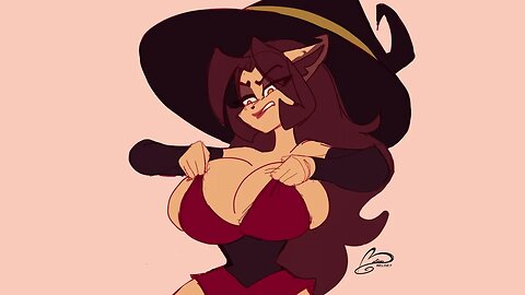 Big Boob Cat Witch (Animation By Belise7) (W/Sound Effects)