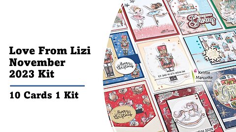 Love From Lizi | November 2023 Card Kit | 10 Cards 1 Kit