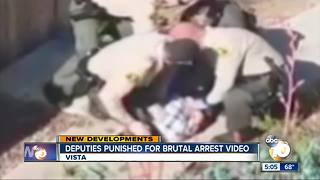 Deputies punished for arrest video