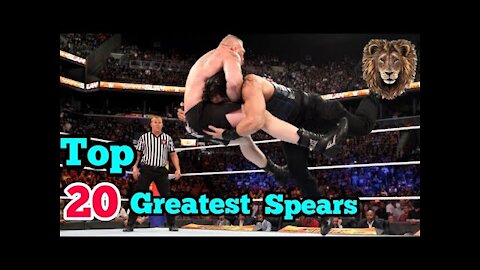 WWE Roman Reigns Top 20 Greatest Spears