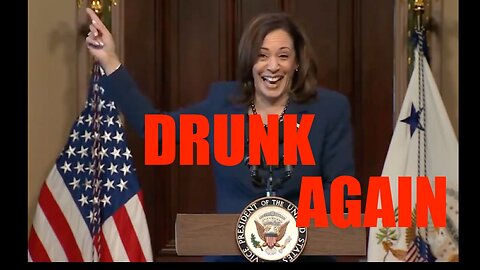 Affirmative Action Hire Kamala - Gives ANOTHER Public Speech DRUNK