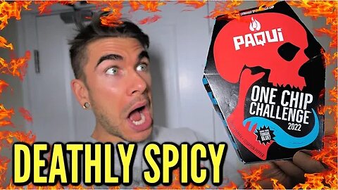 WORLDS HOTTEST ONE CHIP CHALLENGE (It Kicked My A$$) Spicy Carolina Reaper Paqui One Chip Challenge