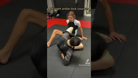 Straight ankle lock defense #bjj #martialarts #mma