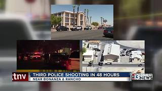 Las Vegas police have 3 officer-involved shooting investigations in 48 hours
