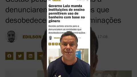 Governo Lula manda instituições de ensino colocarem banheiros unissex nas escolas #shortsvideo