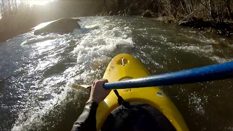 Running the Coquitlam River in my Kayak - Solo Run - November 2019