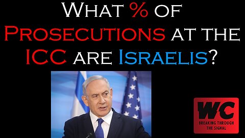 What % of Prosecutions at the ICC are Israelis?
