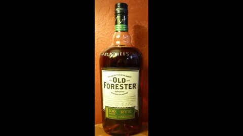 Whiskey Review #114 Old Forester Rye