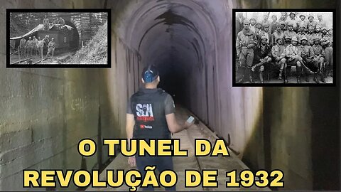 O TUNEL DA REVOLUÇAO DE 1932, MUITAS VIDAS FORAM PERDIDAS ALI.