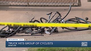 PD: 6 seriously injured after truck driver runs over bicyclist group in Show Low