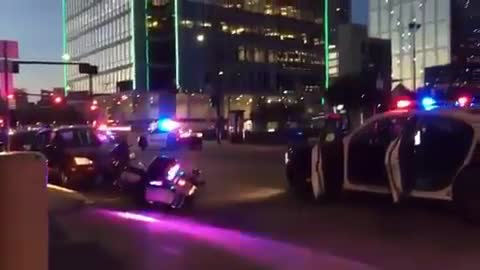 Intense new close-up footage of Dallas police shooting