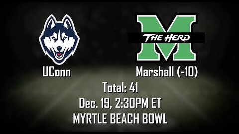 UConn vs Marshall Prediction and Picks | Myrtle Beach Bowl Betting Advice and Tips | December 19
