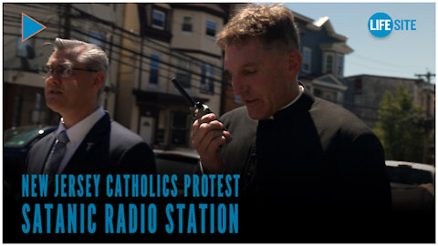 New Jersey Catholics protest satanic radio station in Cardinal Tobin’s archdiocese