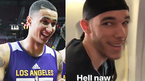 Lonzo Ball Gets ROASTED by Teammate Kyle Kuzma for Wearing a Du-Rag