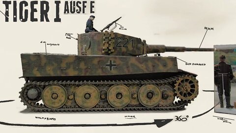 Tiger I Ausf. E - Walkaround - Musée Des Blindes.
