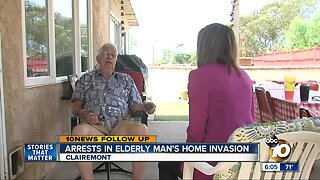 Police search for third attacker in elderly man's home invasion