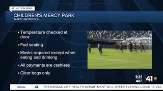 Children's Mercy Park safety protocols