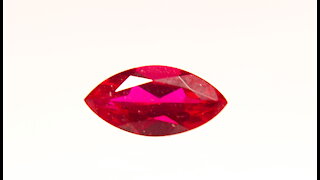 Hydrothermal Ruby Marquise